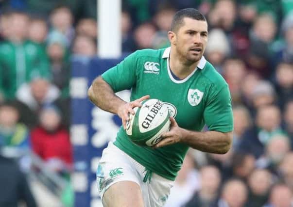Full-back Rob Kearney says Ireland must focus only on winning. Picture: Getty