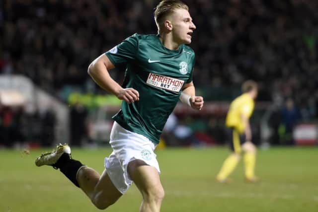 Jason Cummings has been in fine form for Hibernian this season. Picture: SNS