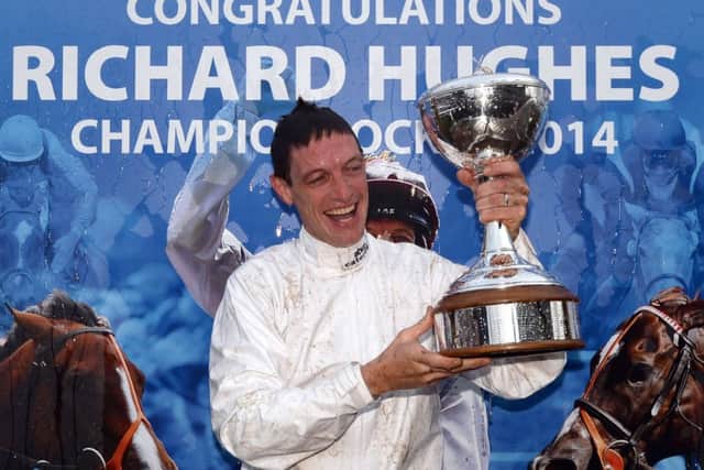 Champion Richard Hughes is delighted the Flat jockeys' title will now be a six-month contest. Picture: Getty