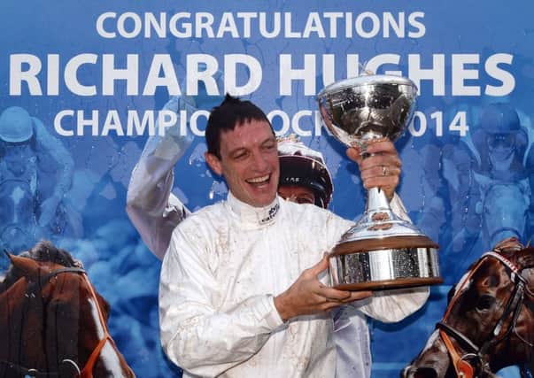 Champion Richard Hughes is delighted the Flat jockeys' title will now be a six-month contest. Picture: Getty