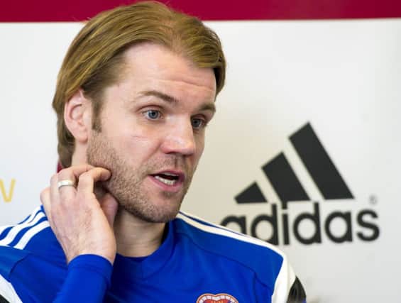 Hearts coach Robbie Neilson refuses to talk about winning the Championshio title. Picture: SNS