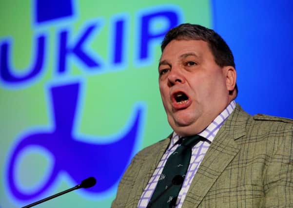 David Coburn, who made 'Islamophobic' remarks aimed at Mr Yousaf. Picture: PA