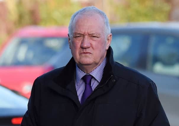Former police chief superintendent David Duckenfield arrives at the coroner's court in Warrington. Picture: Getty