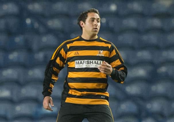 Michael Chopra made his Alloa debut against Rangers. Picture: SNS