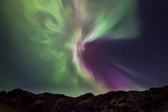 Maciej Winiarczyk took this image of the Northern Lights in Sutherland. Picture: SWNS