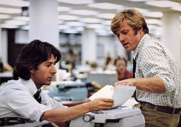 Carl Bernstein and Bob Woodward in All The President's Men were given simple instructions  'Follow the Money'. Picture: Warner Bros