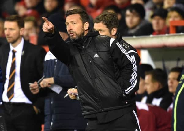 Aberdeen manager Derek McInnes has raised his objection to a late change to a fixture against Dundee. Picture: SNS