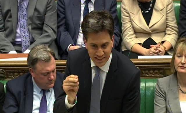 Ed Miliband responds to Chancellor of the Exchequer George Osborne's Budget statement. Picture: PA