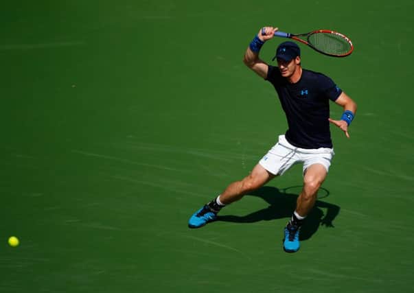 Andy Murray saw off Adrian Mannarino, equalling Henman's 496 career wins. Picture: Getty
