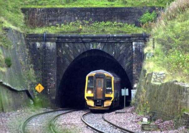 Winchburgh tunnel on the Edinburgh to Glasgow main line will undergo work. Picture: Julie Bull