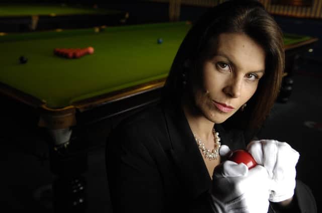 In 2009, Tabb became the first woman to referee the World Snooker Championship final. Picture: Phil Wilkinson