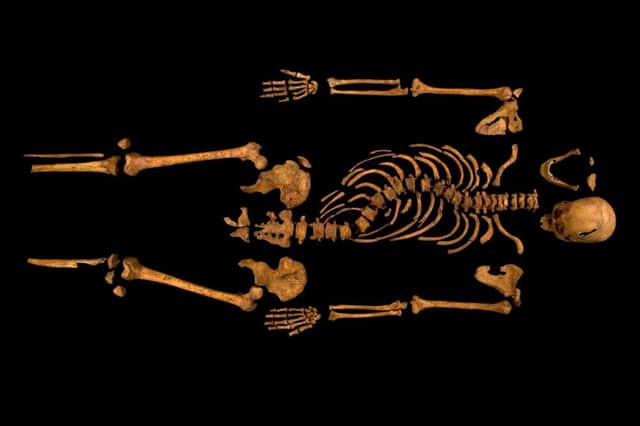 The remains of King Richard III, killed in battle in 1485, will be reburied next week. Picture: SWNS
