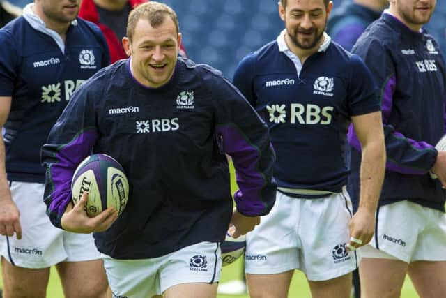 Ryan Grant, left, and Greig Laidlaw will have to be at their very best in Edinburgh today. Picture: SNS