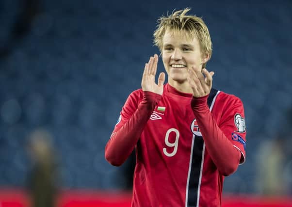 Real Madrid could let 16-year-old Martin Odegaard go out on loan next season. Picture: Getty