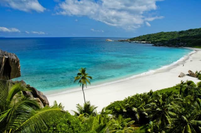 Panoramic view of Grand Anse beach, La Digue. Picture: Contributed