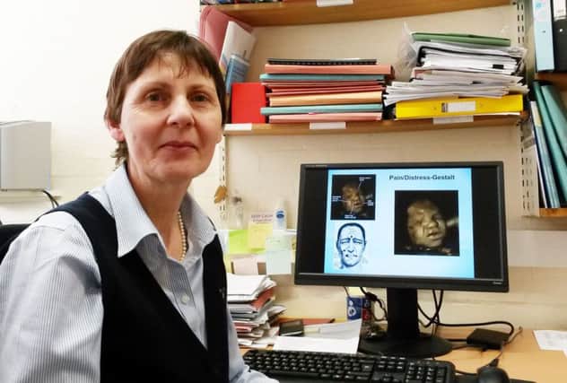 Dr Nadja Reissland monitored 20 pregnant women using a 4D scan. Picture: PA
