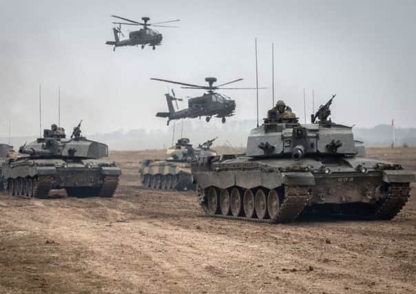 The Commons defence committee said more aircraft, warships, tanks and missiles were needed. Picture: Getty