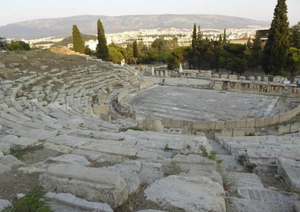 The theatre of Dionysus Eleuthereu, where the Dionysia Festival was performed in ancient Athens. Photograph: Thinkstock/Getty