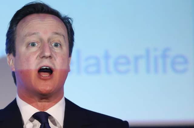 David Camerons announcement was dubbed a potential disaster by Alastair Campbell. Picture: PA