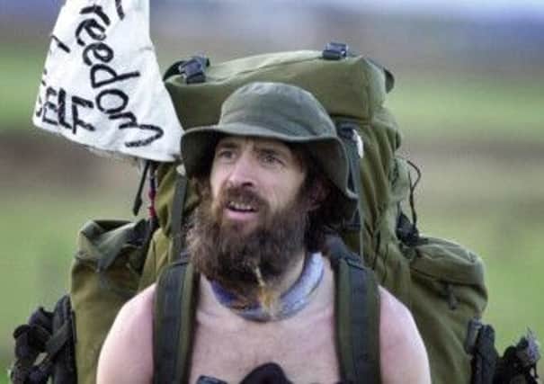 Stephen Gough, the Naked Rambler has lost his case. Picture: Andrew Milligan