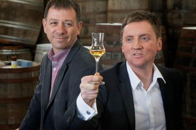 Liam Hughes and Ian McDougall from The Glasgow Distillery Company. Picture: Hemedia