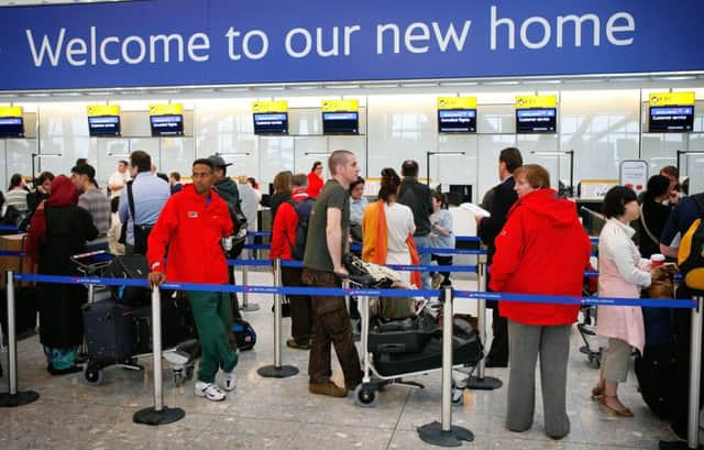 Heathrow's Terminal 5 opened for business  only to find the baggage handling system hardly worked. Picture: Getty