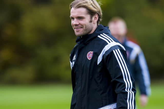Hearts head coach Robbie Neilson says he's going nowhere. Picture: SNS