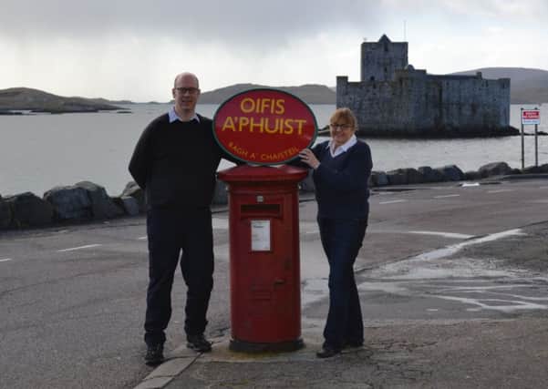 Chris and Diane Dillerstone say they are really enjoying their life on Barra and are planning to expand the post office