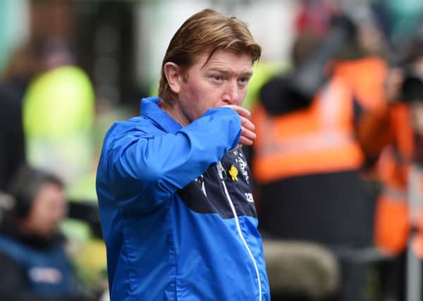 The
Rangers manager has sympathy for the Newcastle loan players. Picture: SNS
