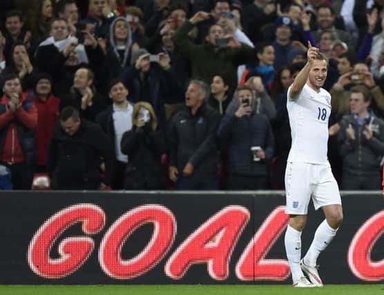 Harry Kane scored England's fourth goal of the game. Picture: PA