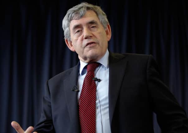 Former Prime Minister, Gordon Brown. Picture: Scott Louden
