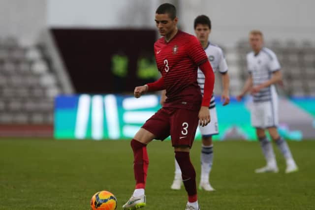 Tiago Ilori in action for Portugal Under-21s against Denmark. Picture: Getty