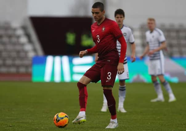 Tiago Ilori in action for Portugal Under-21s against Denmark. Picture: Getty