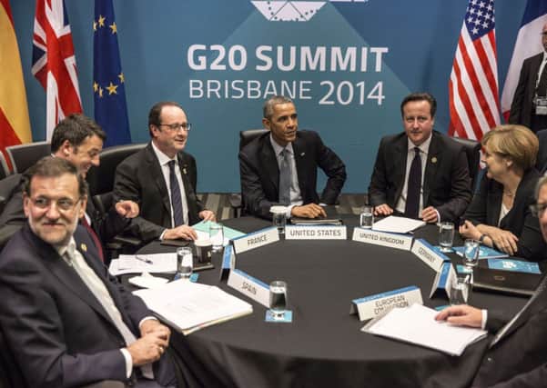 The personal details of G20 world leaders were accidentally sent to the organisers of a football tournament. Leaders such as US president Barack Obama were not informed of the breach. Picture: Getty/AFP