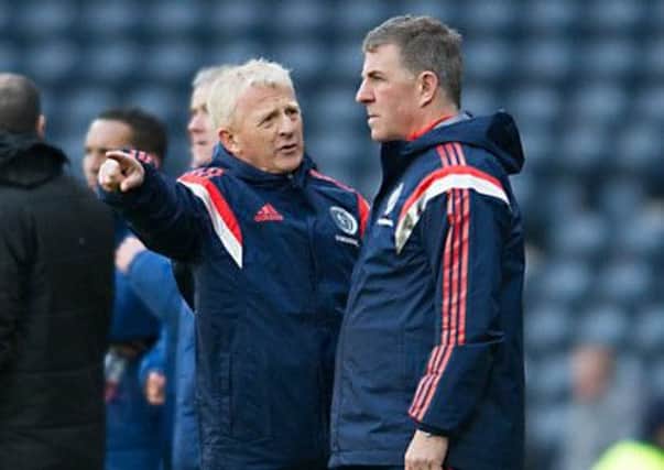 Gordon Starchan and Mark McGhee are looking to lead Scotland to its first major tournament since 1998. Picture: John Devlin
