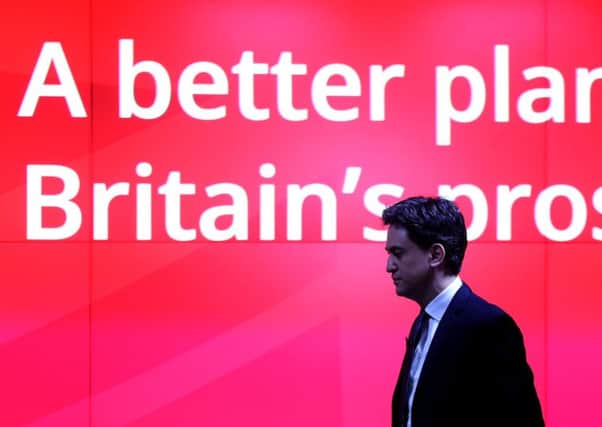Labour leader Ed Miliband at the launch of his party's business 'mini-manifesto'. Picture: PA