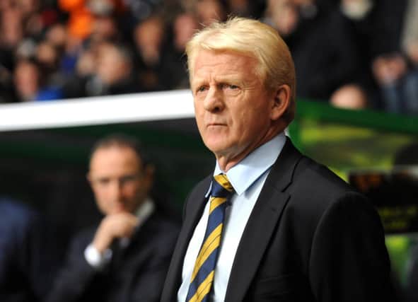 The Scotland boss during the 1-0 win over the Republic of Ireland earlier in the campaign. Picture: Lisa Ferguson