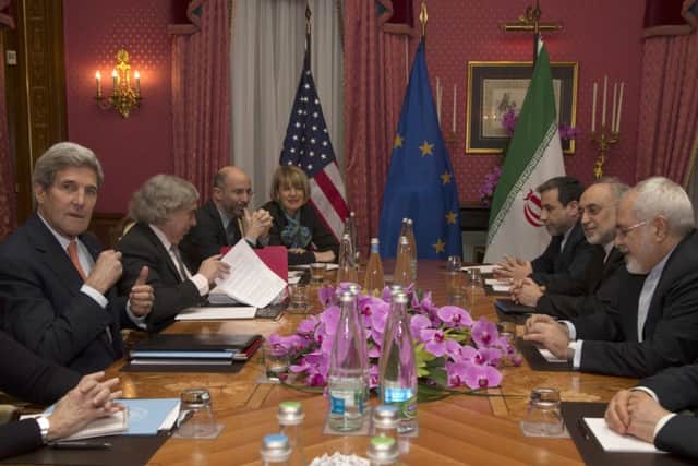 The prospect of a US-Iran deal saw the price of a barrel of Brent crude fall. Picture: AP