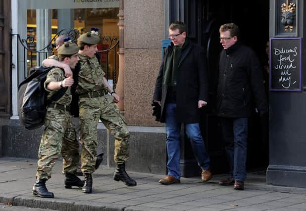 The Proclaimers make a cameo appearance in Scottish hit Sunshine on Leith. Picture: Hemedia
