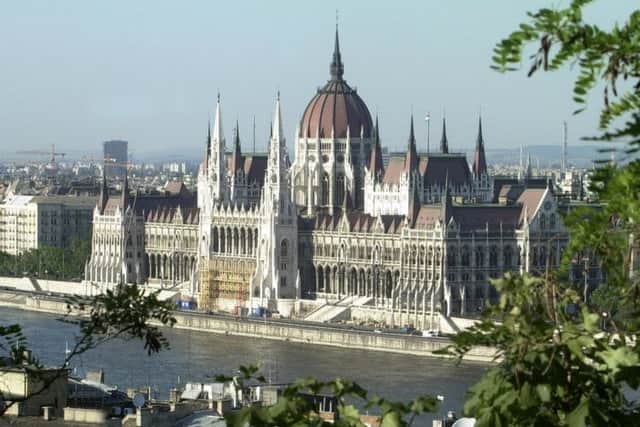 An outside view of the Hungarian Parliament in Budapest. Picture: AP