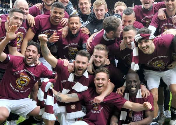 Hearts will carry the Save the Children logo on their return to the Scottish Premiership. Picture: Jane Barlow