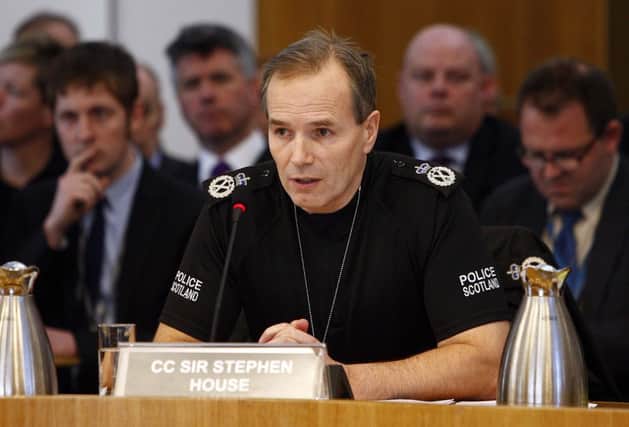 Chief Constable Sir Stephen House. Picture: Scottish Parliament