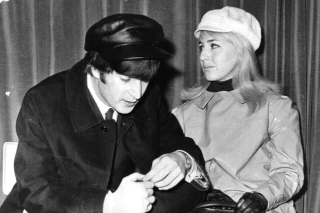 Cynthia Lennon with John Lennon in 1964. Picture: Getty