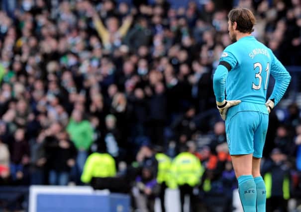 Simonsen has dropped down the pecking order at Ibrox after his ban. Picture: Lisa Ferguson