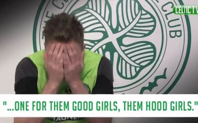 Hot damn! Picture: YouTube/Celtic TV
