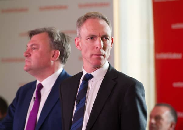 Scottish Labour leader Jim Murphy on an election campaign visit to Glasgow. Picture: John Devlin