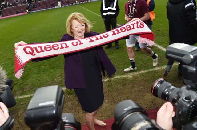 The values Ann Budge is applying show that the club is getting its priorities right. Picture: SNS