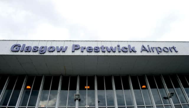 A 'major incident' is taking place at Prestwick Airport. Picture: Lisa Ferguson