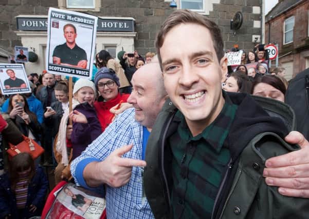 Stevie McCrorie, who is the bookmakers' favourite to win BBC singing show The Voice. Picture: Hemedia