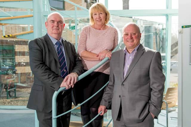 FIOR directors Tommy Mann, Carol Holden and Joe Holden. Picture: Wullie Marr